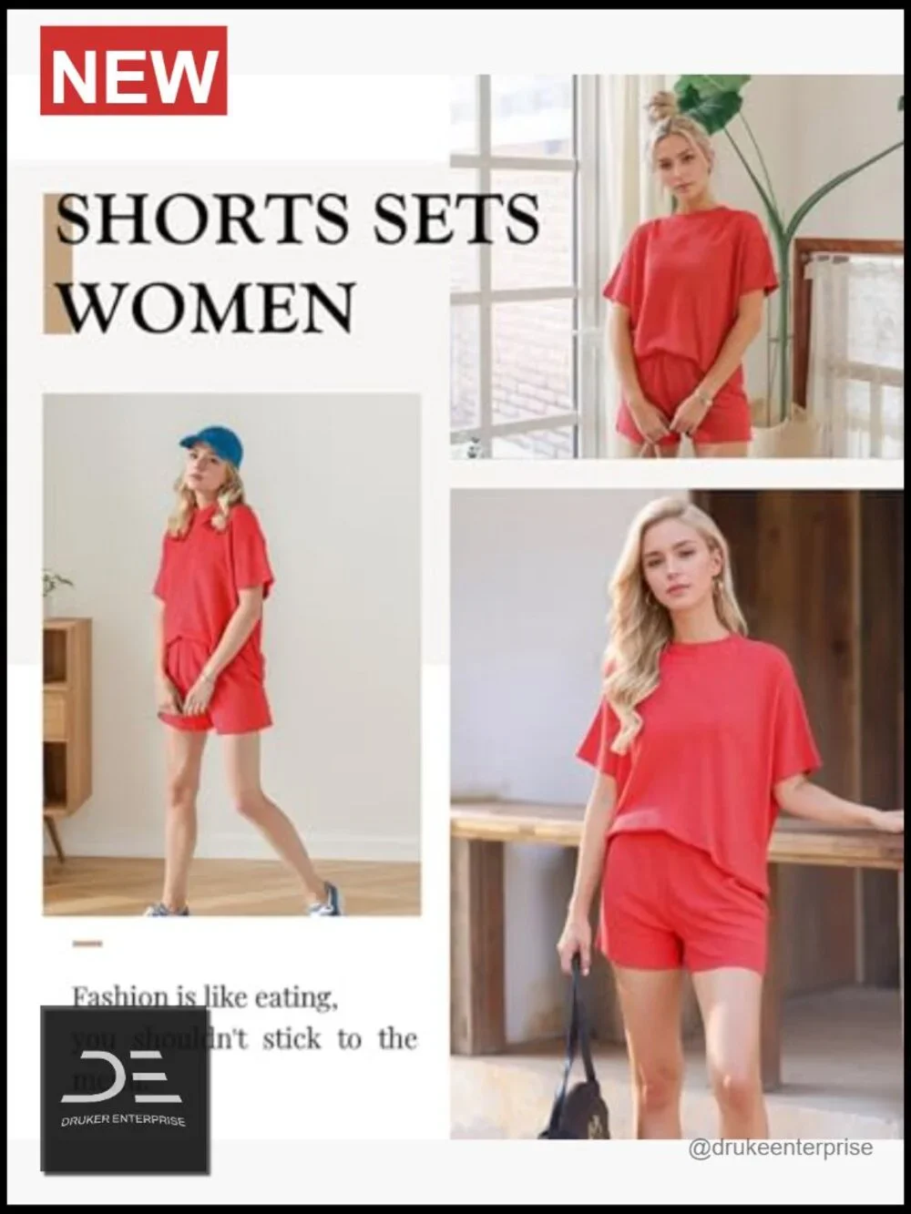 2 Piece Shorts Set Casual Summer Ribbed Knit Lounge Matching Set
